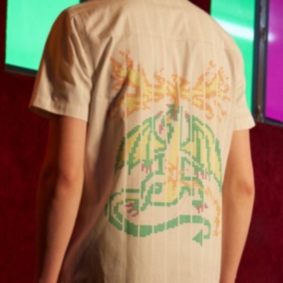 Our Universe Stranger Things Scantron Woven Button Up Size XXL - Picture 7 of 10